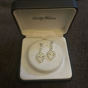 Antique diamond earrings
